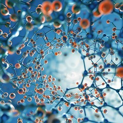 Poster - Visualization of a Micelle Structure Depicting Lipid Molecule Arrangement in Aqueous Solutions