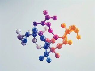 Poster - Molecular Diagram Showcasing the Structural Components of an Amino Acid