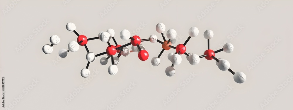 Molecular Structure of Caffeine a Stimulant Found in Coffee and Tea ...