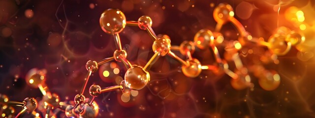 Poster - Intricate Molecular Structure of Caffeine a Stimulating Compound Found in Coffee and Tea