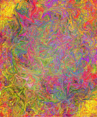 Fototapete - Colorful curvy lines, color waves, curve background design.