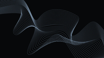 Poster - curved wavy pattern for background. abstract background with business lines