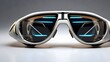 A futuristic, sci-fi inspired frame with sleek lines and metallic accents, perfect for a high-tech or futuristic concept.