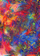 Leinwandbilder - Colorful curvy lines, color waves, curve background design.