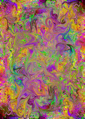 Leinwandbilder - Colorful curvy lines, color waves, curve background design.