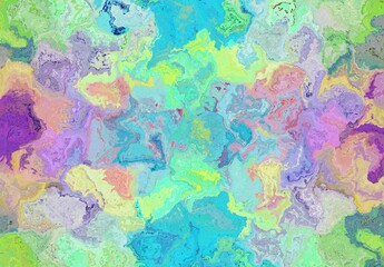 Leinwandbilder - Colorful curvy lines, color waves, curve background design.