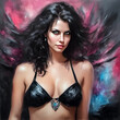 © AM - portrait of a woman in lingerie