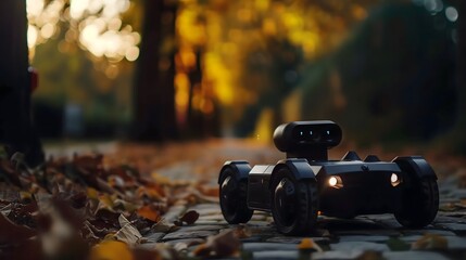 Poster - Innovative mini survey robot running on the sidewalk