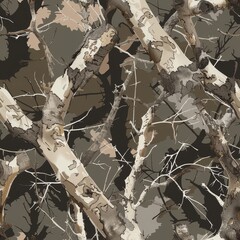 Camouflage Seamless Pattern Background