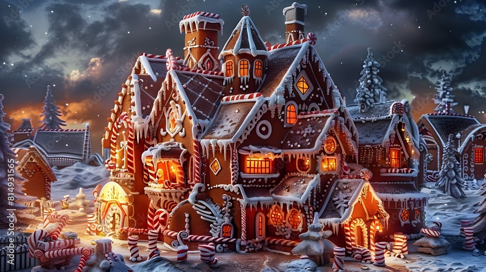 Enchanting Winter Wonderland Village with Illuminated Storybook ...