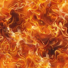 Fire and flames seamless pattern background