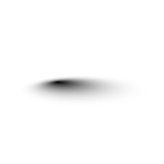 Fototapete - Shadow strips, realistic round overlay effect isolated on transparent background. Gradient shadow with soft edges. Black paper shades, dividers graphic design elements, 3d PNG illustration shadow 