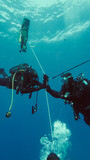 Scubadiving decompression shot