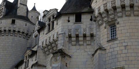 Renaissance castle of  Ussé, France.