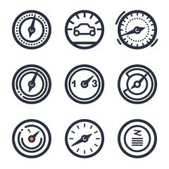 set of icons for design