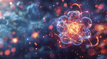 Poster - Representation of a Vanadium Atom Showcasing Its Electron and Role in Metal Alloys Catalysts and