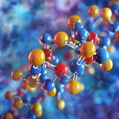 Poster - Vibrant Visualization of a Phosphorus Atom s Electron and Biological Importance
