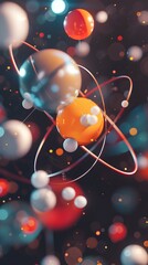 Poster - Intricate Atomic Orbital Depicting Quantum Mechanics