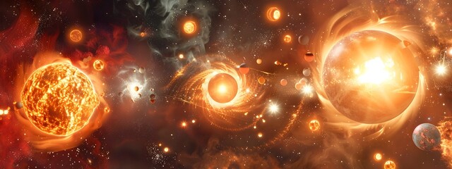 Poster - Cosmic Fusion Stellar Nucleosynthesis of Heavier Elements through Nuclear Fusion