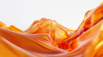 Oil wave background. Yellow water in motion. Abstract splashing juice. Fluid petrol flowing