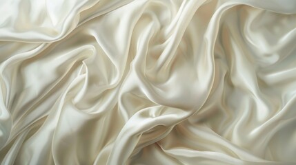 Aufkleber - Close up view of a white fabric, suitable for backgrounds