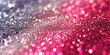 Abstract Glitter Background with Pink and Silver Bokeh for Festive Celebrations and Creative Designs