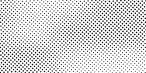 Poster - Abstract halftone wave dotted background. Futuristic twisted grunge pattern, dot, circles.