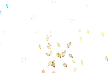 Poster - light blue, yellow vector hand painted texture.