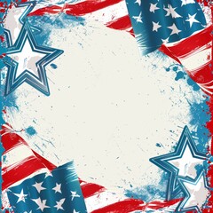 Wall Mural - Happy Independence Day Background.