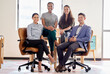 © peopleimages.com - Office, coworkers and diversity with portrait, group and collaboration for small business startup. Law firm, teamwork and employee support with company trust, management and new project happiness