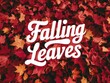 Falling Leaves: A Vivid Display of Autumn Colors in a Leaf-Covered Landscape.