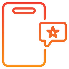 Sticker - Rating Stars Icon