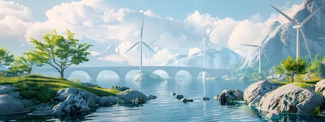 Poster - renewable energy bridge to a sustainable and equitable future