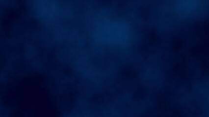 Dramatic background of dark blue with clouds and smoke