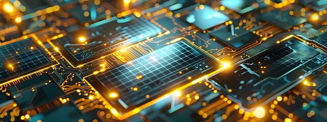 Poster - Detailed technical diagram showcasing the intricate inner workings and components of a solar panel