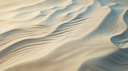 Close-up of rippling sand underwater creating abstract wave patterns