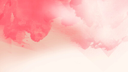 Poster - Abstract pink watercolor background for your design, watercolor background concept, vector. 
