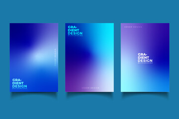 Poster - Abstract modern gradient blurred with vibrant for business cover template design