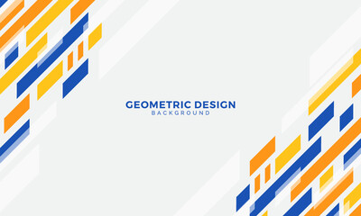 Poster - modern geometric shape corner design background