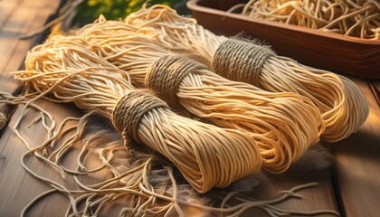 noodles with mushrooms food, pasta, isolated, white, closeup, yellow, meal, noodle, italian, healthy, object, cuisine, raw, ingredient, egg, traditional, diet, fresh, brown, cooking, green, dry, noodl