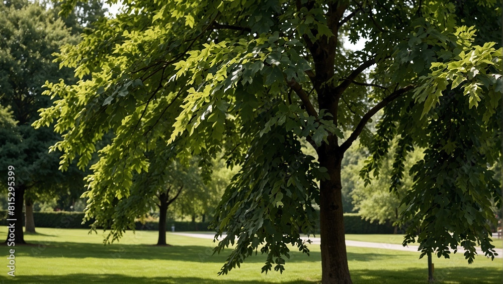 Elms: Elms have a broad, vase-shaped canopy and serrated leaves. They ...