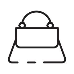 Poster - Bag Online Shop Line Icon