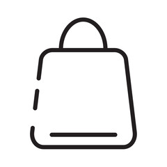 Wall Mural - Shop Shopping Bag Line Icon