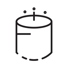 Sticker - Candle Light New Line Icon