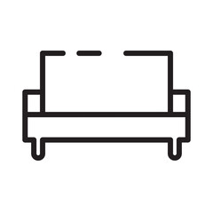 Wall Mural - Couch Furniture Sofa Line Icon