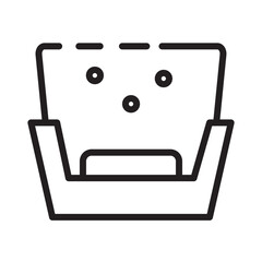 Poster - Armchair Chair Sofa Line Icon