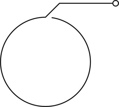 Callout Box Outline Shape Design Element Vector