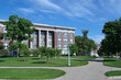 Michigan State University has a campus of 5,300 acres, with its academic buildings in a park-like setting..