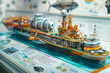 © VRAYVENUS - A model of a modern fishing vessel.