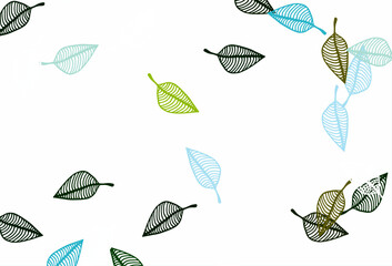 Poster - light green, yellow vector sketch backdrop.